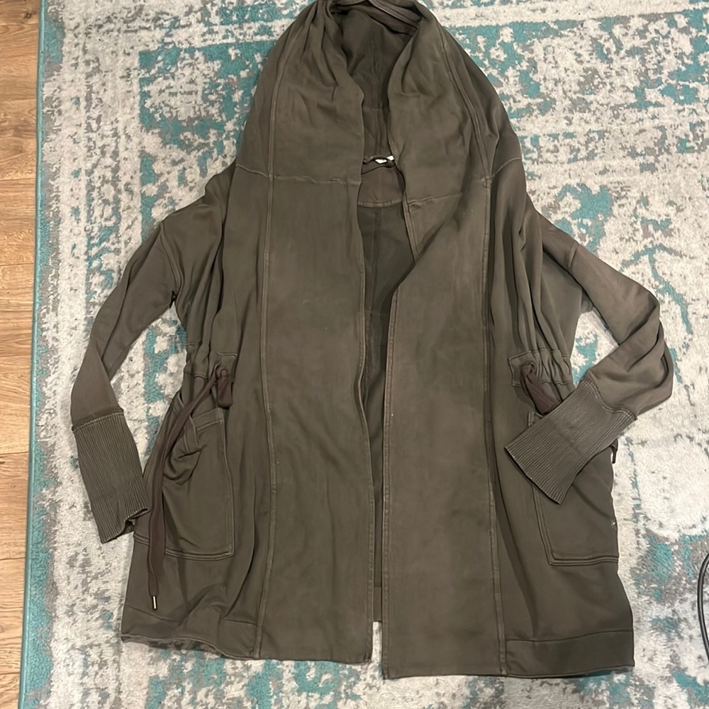 Free people hooded cardigan jacket size medium